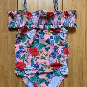 Janie and Jack floral one piece swimsuit